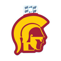 USC Trojans Spirit of Troy Band Head Sticker